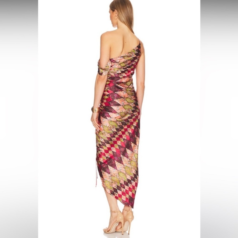 Cinq à Sept Multicolor Asymmetrical Dress - Picture 4 of 7